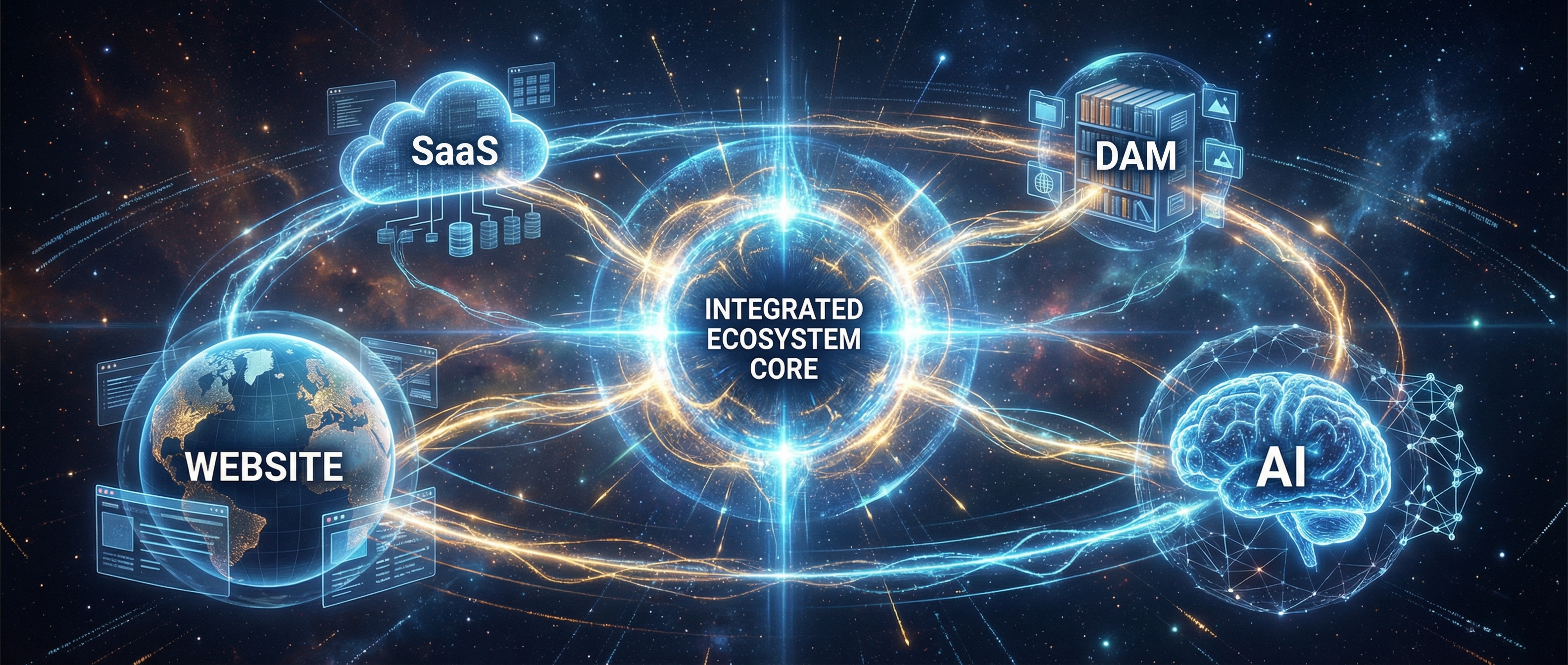 Full Ecosystem Bundle (Website + SaaS + DAM + AI)